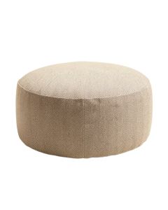 Regional 16 '' Round Chevron Pouf Ottoman (synthetic illustration; no displayed measurements)