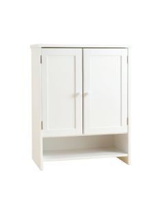 Birch Bridge Wall-Mounted Laundry Cabinet - White (synthetic illustration; no displayed measurements)