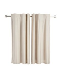 Adonis Solid Semi-Sheer Rod Pocket Curtain Panels
