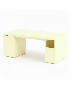 Linden Bridge Desktop Monitor Riser - Ivory (synthetic illustration; no displayed measurements)