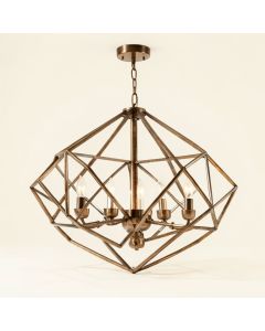 Maggiemae 8 - Light Lantern Geometric Chandelier (synthetic illustration; no displayed measurements)