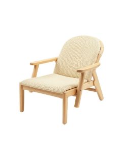 Pine Bluff Outdoor Lounge Chair - Ivory (synthetic illustration; no displayed measurements)