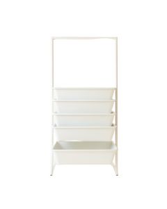 Oak Branch Empty Vertical Garden Frame - White (synthetic illustration; no displayed measurements)
