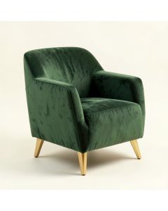 Modern Soft Velvet Material Ergonomics Accent Chair (synthetic illustration; no displayed measurements)
