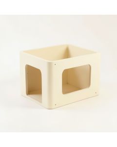 Birch Dale Empty Furniture-Style Litter Enclosure - Cream (synthetic illustration; no displayed measurements)