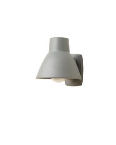 Glen Crossing Wall Sconce Mounted On A Plain Wall - Gray