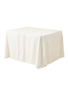 Cliff Crest Flat Bed Sheet - White