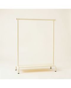 Shore Crest Empty Garment Rack - Ivory (synthetic illustration; no displayed measurements)