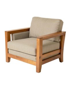 Hagan 50 '' Linen Square Arm Loveseat (synthetic illustration; no displayed measurements)