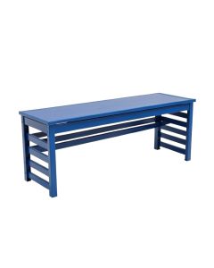Ash Canyon Narrow Outdoor Storage Bench - Blue (synthetic illustration; no displayed measurements)