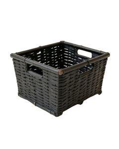 Meadow Bluff Empty Storage Basket - Black