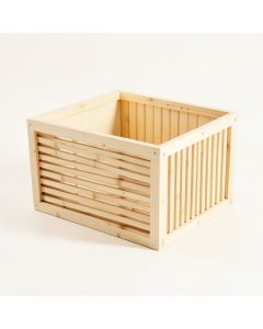 Dune Crossing Empty Furniture-Style Litter Enclosure - Cream (synthetic illustration; no displayed measurements)