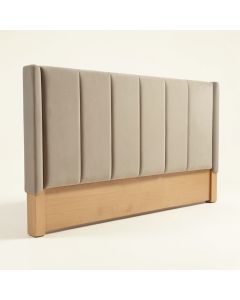 Hille Upholstered Panel Headboard (synthetic illustration; no displayed measurements)