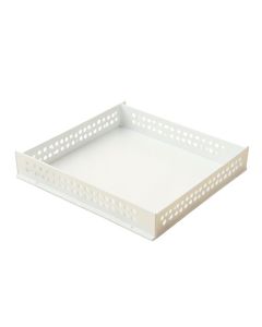 Linden Arc Empty Under-Desk Cable Tray (synthetic illustration; no displayed measurements)