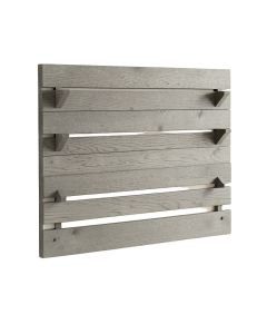 Briar Dale Empty Wall-Mounted Tool Organizer Panel - Gray