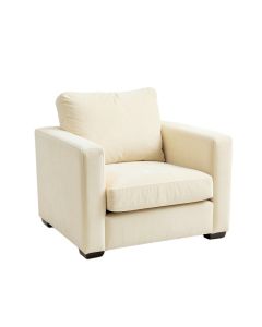 Spruce Arc Upholstered Armchair - Cream