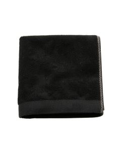 Ash Edge Bath Towel - Black