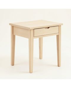 Oak Bend Side Table - Beige (synthetic illustration; no displayed measurements)
