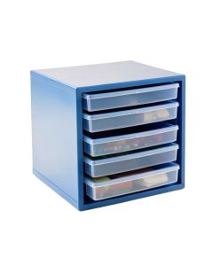 Heath Crossing Small-Parts Storage Drawer Cabinet - Blue