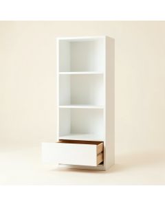 Hill Crest Narrow Cubby Tower - White (synthetic illustration; no displayed measurements)