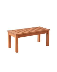 Reed Dell Indoor Bench - Terracotta (synthetic illustration; no displayed measurements)