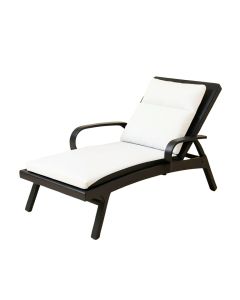 Sun Reclining Chaise Lounge With Cushion