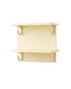 Shore Canyon Wall-Mounted Entryway Organizer Shelf - Cream (synthetic illustration; no displayed measurements)