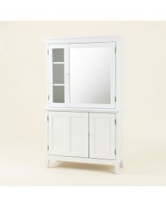 Marnie Over The Door Jewelry Armoire With Mirror (synthetic illustration; no displayed measurements)