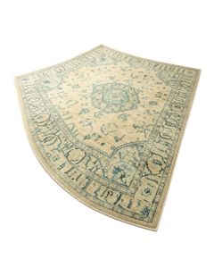 Hillsby Orriental Beige/Teal Area Rug