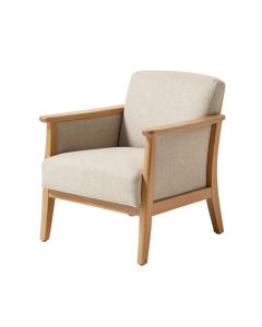 Donecia 21.3 '' Wide Linen Slipper Chair