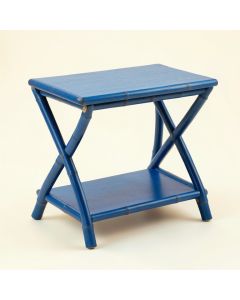 Pine Arc Side Table - Blue (synthetic illustration; no displayed measurements)