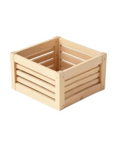 Wren Crest Empty Furniture-Style Litter Enclosure - Beige (synthetic illustration; no displayed measurements)