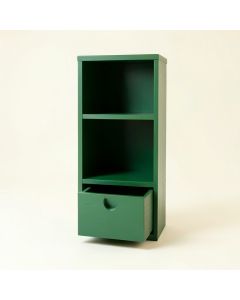 Lake Dale Narrow Cubby Tower - Green (synthetic illustration; no displayed measurements)
