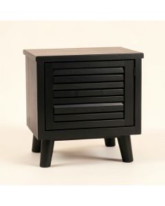 Alder Crest Nightstand - Black (synthetic illustration; no displayed measurements)