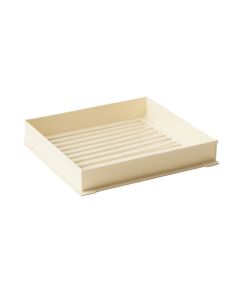 Dune Crossing Empty Under-Desk Cable Tray - Ivory (synthetic illustration; no displayed measurements)