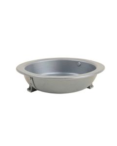 Dune Branch Empty Railing Planter With Integral Brackets - Gray (synthetic illustration; no displayed measurements)