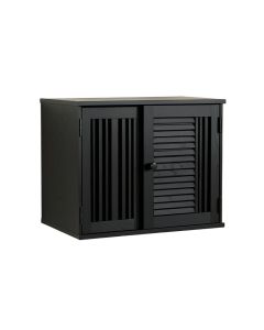 Spruce Canyon Wall-Mounted Entry Cabinet - Black (synthetic illustration; no displayed measurements)