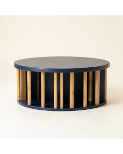 Meadow Bridge Shoe Storage Bench - Navy (synthetic illustration; no displayed measurements)