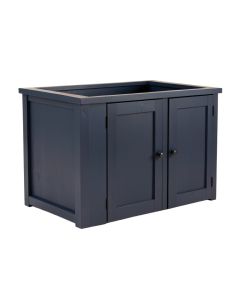 Alder Canyon Empty Furniture-Style Litter Enclosure - Navy (synthetic illustration; no displayed measurements)