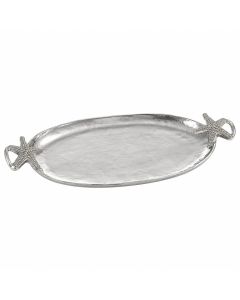 Seaside Starfish Handled Oval Platter