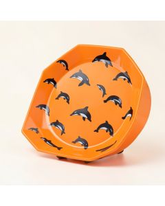 Pair Of Dolphins 5 Piece Condiment Server Set (synthetic illustration; no displayed measurements)