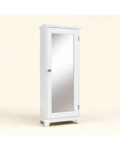 Annice Over The Door Jewelry Armoire With Mirror (synthetic illustration; no displayed measurements)