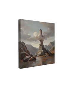 Looking Back - Wrapped Canvas Painting Print