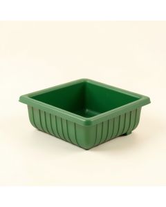 Cedar Arc Empty Railing Planter With Integral Brackets (synthetic illustration; no displayed measurements)