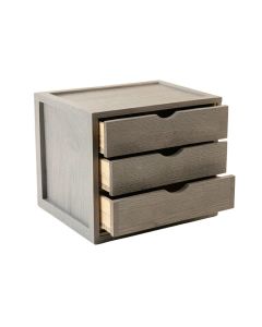 Juniper Branch Small-Parts Storage Drawer Cabinet - Gray (synthetic illustration; no displayed measurements)