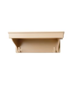 Meadow Crest Wall-Mounted Entryway Organizer Shelf - Beige (synthetic illustration; no displayed measurements)