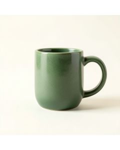 Maple Bend Ceramic Mug - Green (synthetic illustration; no displayed measurements)