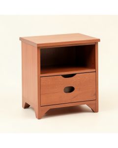 Wren Crest Nightstand - Terracotta (synthetic illustration; no displayed measurements)