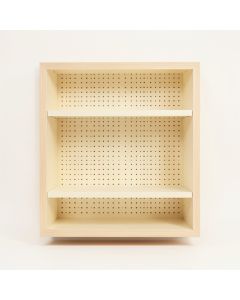 Ridge Bend Empty Wall-Mounted Tool Organizer Panel - Cream (synthetic illustration; no displayed measurements)