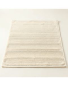 Flint Edge Bath Mat - Cream (synthetic illustration; no displayed measurements)